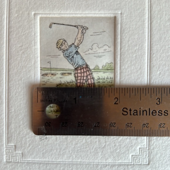 Signed print of Jack Nicklaus playing golf. - Picture 6 of 7